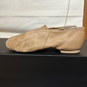 Bloch tan jazz shoes size 7 leather